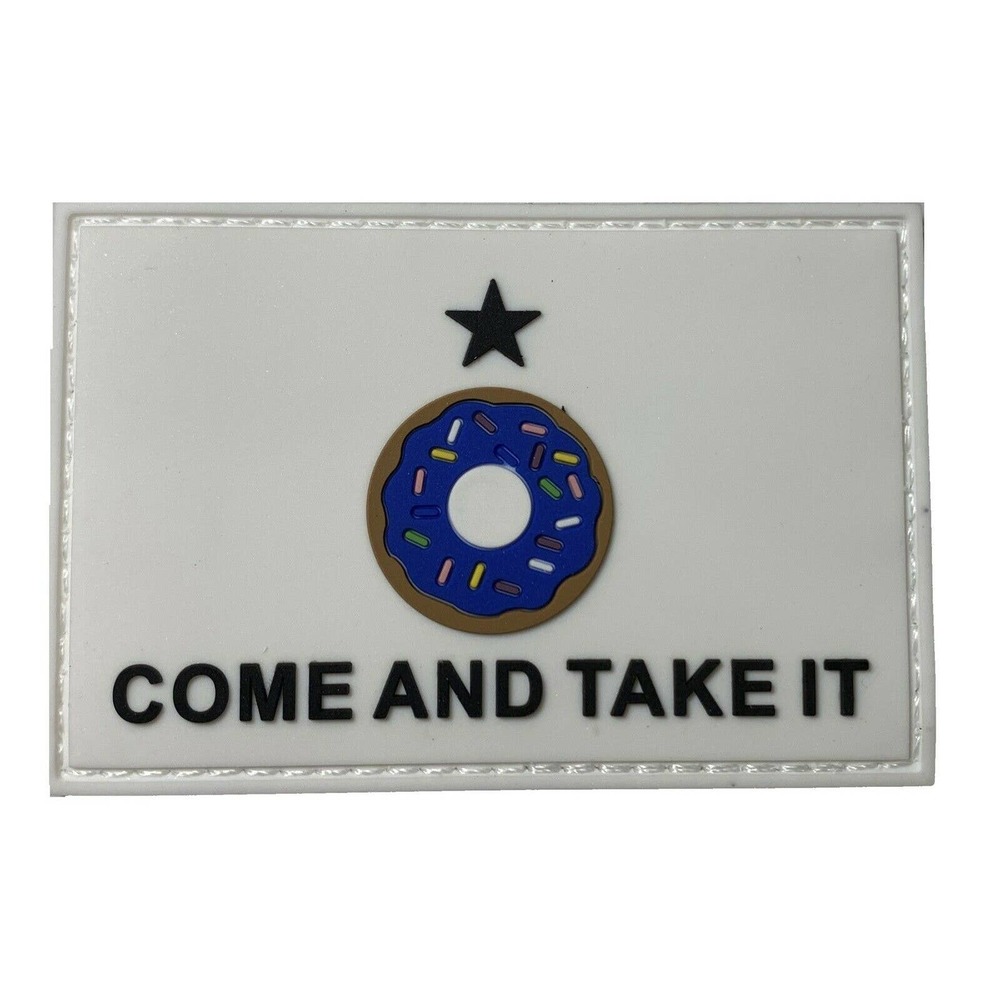 Come And Take It Donut Blue Patch